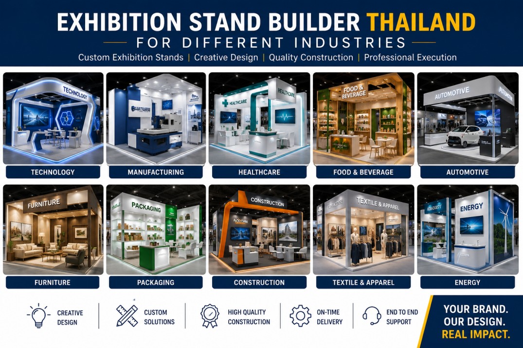 Exhibition Stand Builder Thailand for Different Industries