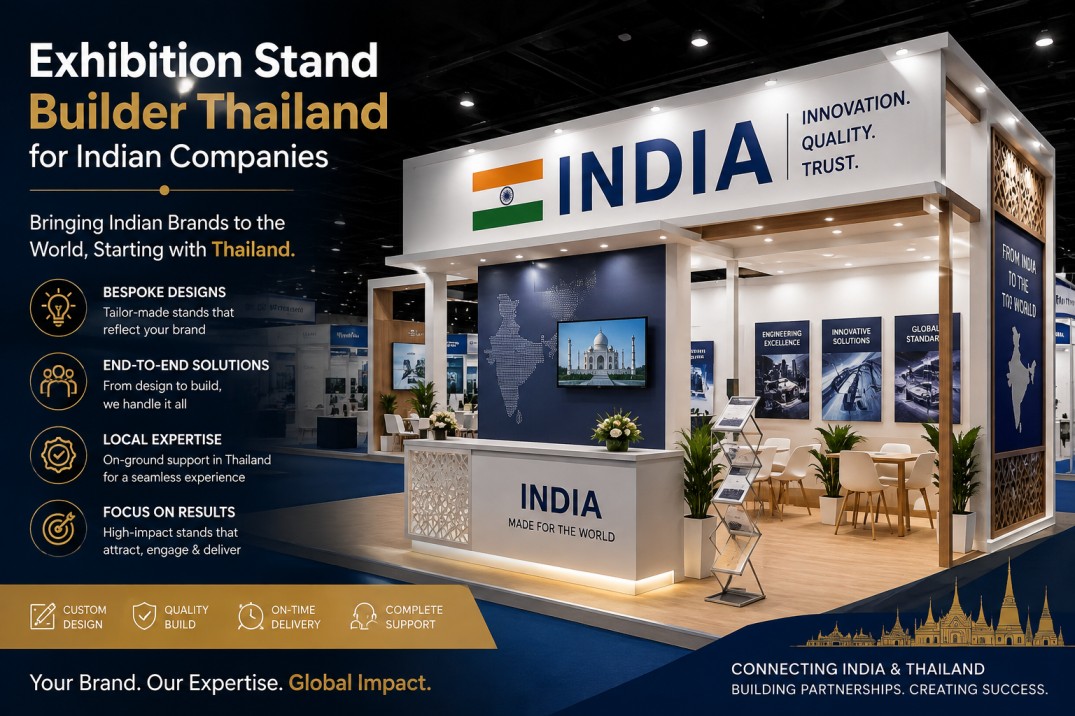 Exhibition Stand Builder Thailand for Indian Companies