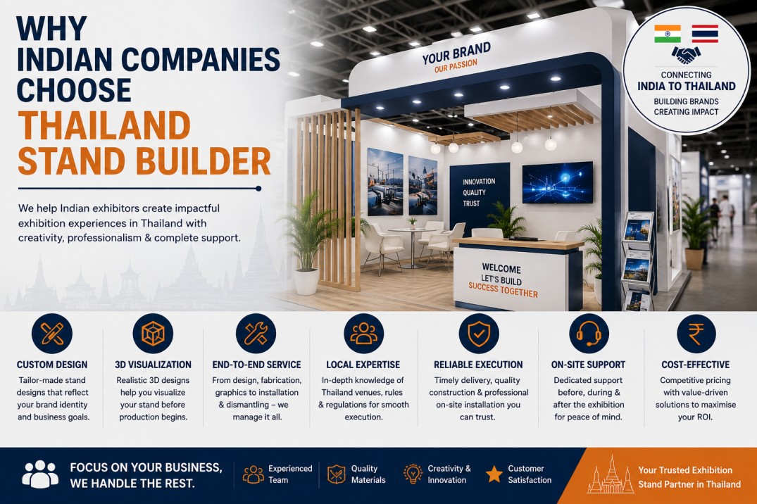 Custom Exhibition Stand Why Indian Companies Choose Thailand Stand Builder